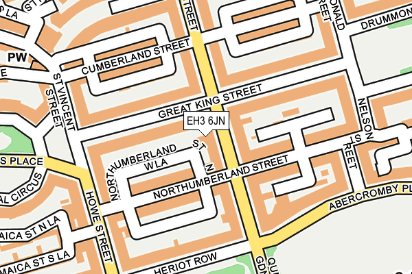 EH3 6JN map - OS OpenMap – Local (Ordnance Survey) EH3 6JN map - OS OpenMap – Local (Ordnance Survey)