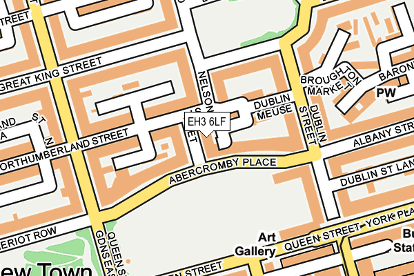 EH3 6LF map - OS OpenMap – Local (Ordnance Survey) EH3 6LF map - OS OpenMap – Local (Ordnance Survey)