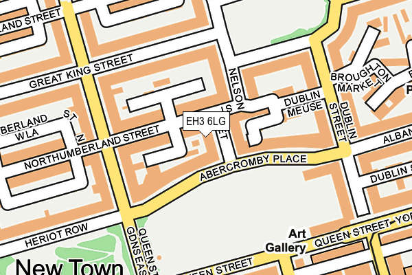 EH3 6LG map - OS OpenMap – Local (Ordnance Survey) EH3 6LG map - OS OpenMap – Local (Ordnance Survey)