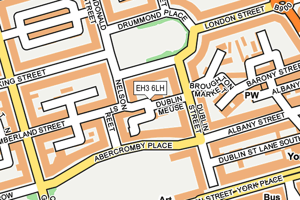 EH3 6LH map - OS OpenMap – Local (Ordnance Survey) EH3 6LH map - OS OpenMap – Local (Ordnance Survey)