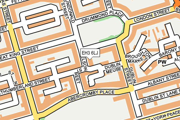 EH3 6LJ map - OS OpenMap – Local (Ordnance Survey) EH3 6LJ map - OS OpenMap – Local (Ordnance Survey)