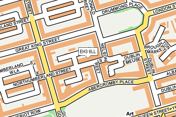 EH3 6LL map - OS OpenMap – Local (Ordnance Survey) EH3 6LL map - OS OpenMap – Local (Ordnance Survey)