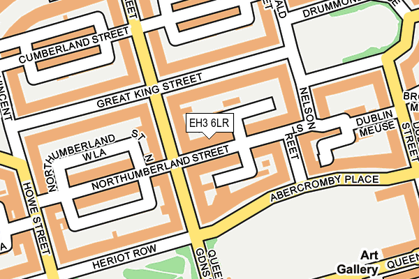 EH3 6LR map - OS OpenMap – Local (Ordnance Survey) EH3 6LR map - OS OpenMap – Local (Ordnance Survey)