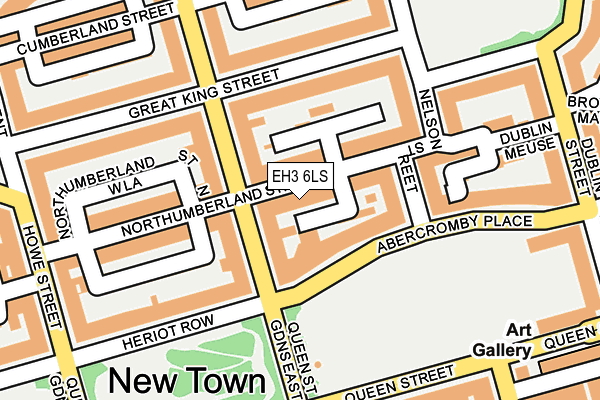 EH3 6LS map - OS OpenMap – Local (Ordnance Survey) EH3 6LS map - OS OpenMap – Local (Ordnance Survey)