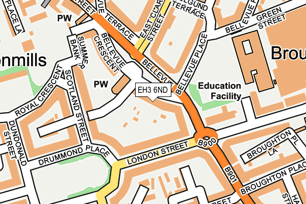 EH3 6ND map - OS OpenMap – Local (Ordnance Survey) EH3 6ND map - OS OpenMap – Local (Ordnance Survey)