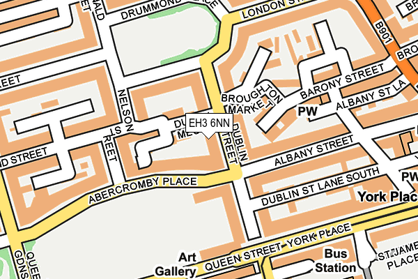 EH3 6NN map - OS OpenMap – Local (Ordnance Survey) EH3 6NN map - OS OpenMap – Local (Ordnance Survey)