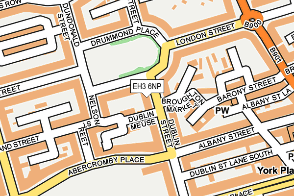 EH3 6NP map - OS OpenMap – Local (Ordnance Survey) EH3 6NP map - OS OpenMap – Local (Ordnance Survey)