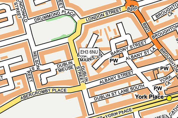 EH3 6NU map - OS OpenMap – Local (Ordnance Survey) EH3 6NU map - OS OpenMap – Local (Ordnance Survey)