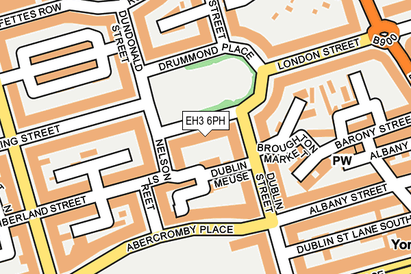 EH3 6PH map - OS OpenMap – Local (Ordnance Survey) EH3 6PH map - OS OpenMap – Local (Ordnance Survey)
