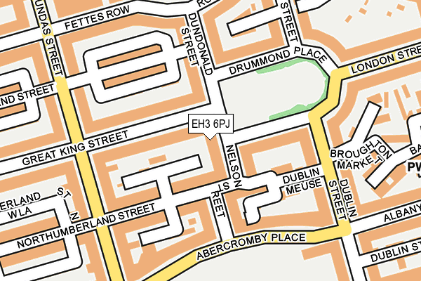 EH3 6PJ map - OS OpenMap – Local (Ordnance Survey) EH3 6PJ map - OS OpenMap – Local (Ordnance Survey)
