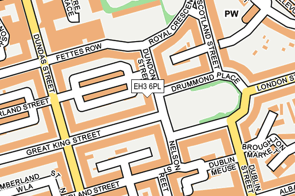 EH3 6PL map - OS OpenMap – Local (Ordnance Survey) EH3 6PL map - OS OpenMap – Local (Ordnance Survey)