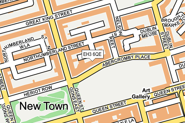 EH3 6QE map - OS OpenMap – Local (Ordnance Survey) EH3 6QE map - OS OpenMap – Local (Ordnance Survey)