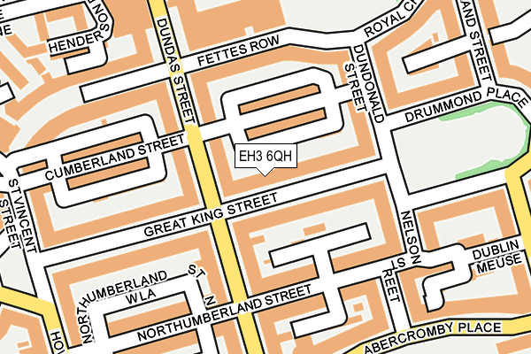 EH3 6QH map - OS OpenMap – Local (Ordnance Survey) EH3 6QH map - OS OpenMap – Local (Ordnance Survey)