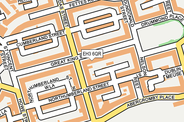 EH3 6QR map - OS OpenMap – Local (Ordnance Survey) EH3 6QR map - OS OpenMap – Local (Ordnance Survey)