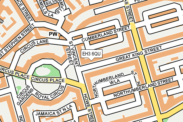 EH3 6QU map - OS OpenMap – Local (Ordnance Survey) EH3 6QU map - OS OpenMap – Local (Ordnance Survey)
