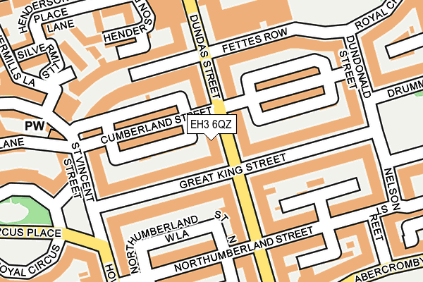 EH3 6QZ map - OS OpenMap – Local (Ordnance Survey) EH3 6QZ map - OS OpenMap – Local (Ordnance Survey)