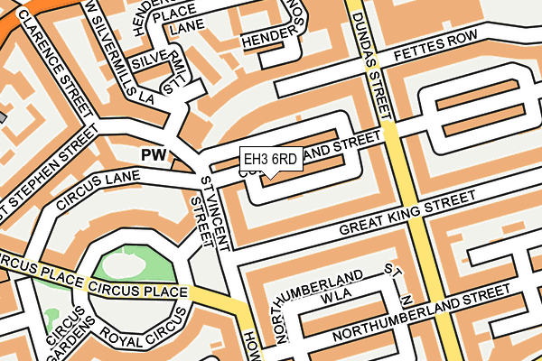 EH3 6RD map - OS OpenMap – Local (Ordnance Survey) EH3 6RD map - OS OpenMap – Local (Ordnance Survey)