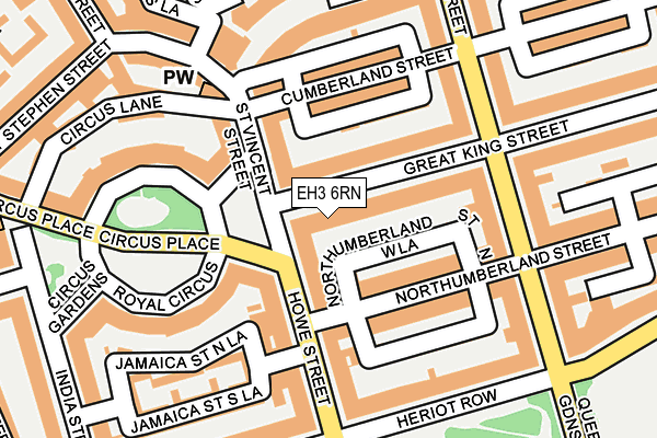 EH3 6RN map - OS OpenMap – Local (Ordnance Survey) EH3 6RN map - OS OpenMap – Local (Ordnance Survey)