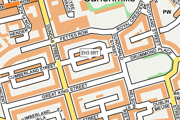 EH3 6RT map - OS OpenMap – Local (Ordnance Survey) EH3 6RT map - OS OpenMap – Local (Ordnance Survey)