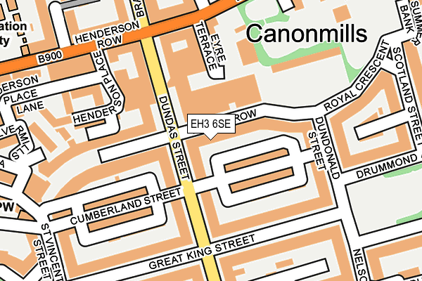 EH3 6SE map - OS OpenMap – Local (Ordnance Survey) EH3 6SE map - OS OpenMap – Local (Ordnance Survey)