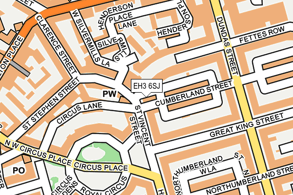EH3 6SJ map - OS OpenMap – Local (Ordnance Survey) EH3 6SJ map - OS OpenMap – Local (Ordnance Survey)