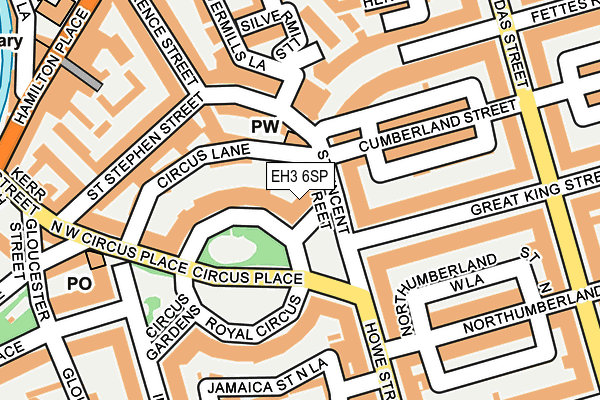 EH3 6SP map - OS OpenMap – Local (Ordnance Survey) EH3 6SP map - OS OpenMap – Local (Ordnance Survey)