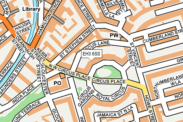 EH3 6SS map - OS OpenMap – Local (Ordnance Survey) EH3 6SS map - OS OpenMap – Local (Ordnance Survey)