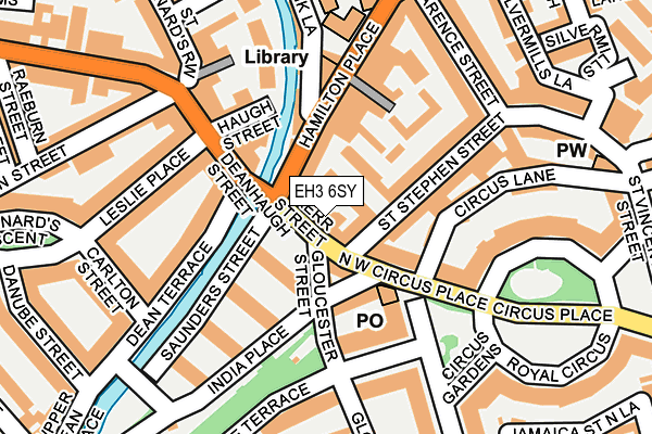 EH3 6SY map - OS OpenMap – Local (Ordnance Survey) EH3 6SY map - OS OpenMap – Local (Ordnance Survey)
