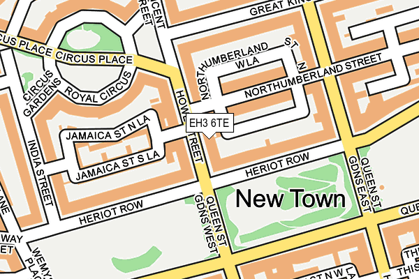 EH3 6TE map - OS OpenMap – Local (Ordnance Survey) EH3 6TE map - OS OpenMap – Local (Ordnance Survey)