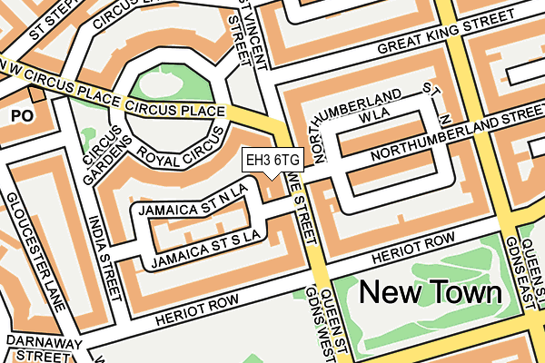 EH3 6TG map - OS OpenMap – Local (Ordnance Survey) EH3 6TG map - OS OpenMap – Local (Ordnance Survey)