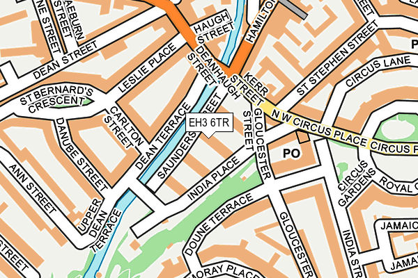 EH3 6TR map - OS OpenMap – Local (Ordnance Survey) EH3 6TR map - OS OpenMap – Local (Ordnance Survey)
