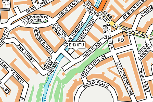 EH3 6TU map - OS OpenMap – Local (Ordnance Survey) EH3 6TU map - OS OpenMap – Local (Ordnance Survey)