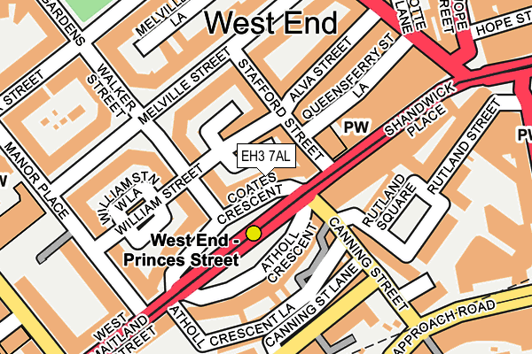 EH3 7AL map - OS OpenMap – Local (Ordnance Survey) EH3 7AL map - OS OpenMap – Local (Ordnance Survey)