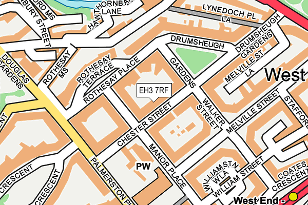 EH3 7RF map - OS OpenMap – Local (Ordnance Survey) EH3 7RF map - OS OpenMap – Local (Ordnance Survey)