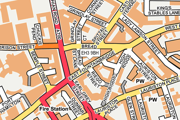 EH3 9BH map - OS OpenMap – Local (Ordnance Survey) EH3 9BH map - OS OpenMap – Local (Ordnance Survey)