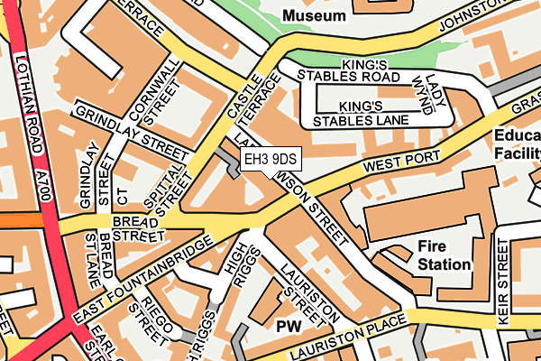 EH3 9DS map - OS OpenMap – Local (Ordnance Survey) EH3 9DS map - OS OpenMap – Local (Ordnance Survey)