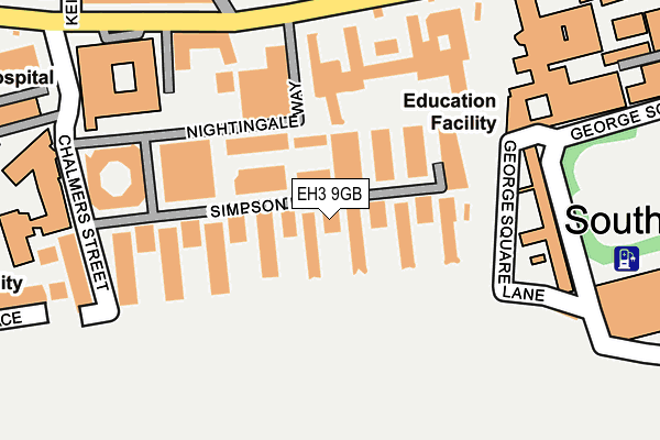 EH3 9GB map - OS OpenMap – Local (Ordnance Survey) EH3 9GB map - OS OpenMap – Local (Ordnance Survey)
