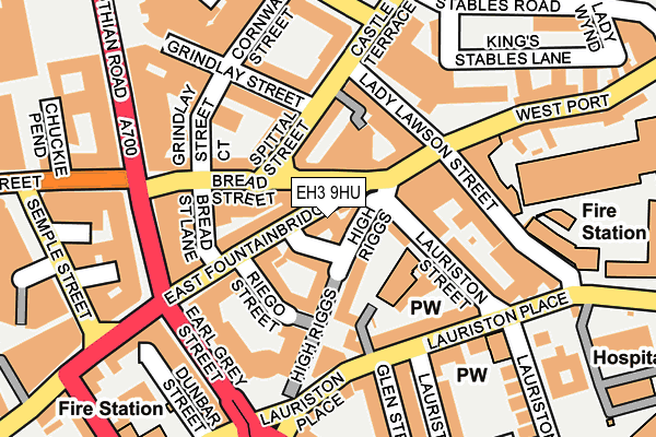 EH3 9HU map - OS OpenMap – Local (Ordnance Survey) EH3 9HU map - OS OpenMap – Local (Ordnance Survey)