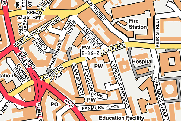 EH3 9HZ map - OS OpenMap – Local (Ordnance Survey) EH3 9HZ map - OS OpenMap – Local (Ordnance Survey)