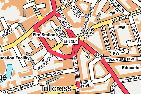 EH3 9LY map - OS OpenMap – Local (Ordnance Survey) EH3 9LY map - OS OpenMap – Local (Ordnance Survey)