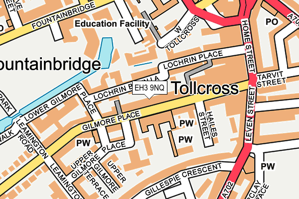 EH3 9NQ map - OS OpenMap – Local (Ordnance Survey) EH3 9NQ map - OS OpenMap – Local (Ordnance Survey)