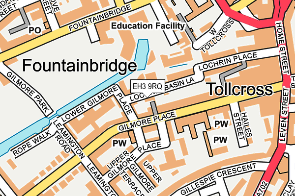 EH3 9RQ map - OS OpenMap – Local (Ordnance Survey) EH3 9RQ map - OS OpenMap – Local (Ordnance Survey)