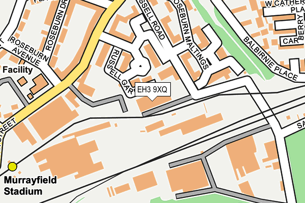 EH3 9XQ map - OS OpenMap – Local (Ordnance Survey) EH3 9XQ map - OS OpenMap – Local (Ordnance Survey)