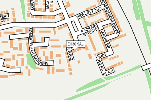EH30 9AL map - OS OpenMap – Local (Ordnance Survey) EH30 9AL map - OS OpenMap – Local (Ordnance Survey)