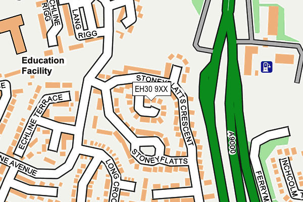 EH30 9XX map - OS OpenMap – Local (Ordnance Survey) EH30 9XX map - OS OpenMap – Local (Ordnance Survey)