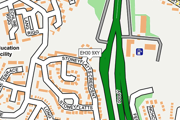 EH30 9XY map - OS OpenMap – Local (Ordnance Survey) EH30 9XY map - OS OpenMap – Local (Ordnance Survey)