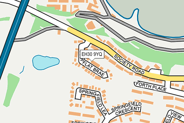 EH30 9YQ map - OS OpenMap – Local (Ordnance Survey) EH30 9YQ map - OS OpenMap – Local (Ordnance Survey)