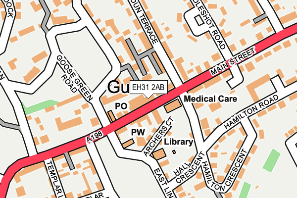 EH31 2AB map - OS OpenMap – Local (Ordnance Survey) EH31 2AB map - OS OpenMap – Local (Ordnance Survey)