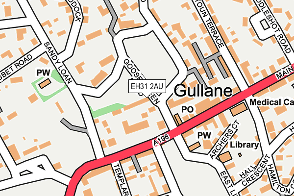 EH31 2AU map - OS OpenMap – Local (Ordnance Survey) EH31 2AU map - OS OpenMap – Local (Ordnance Survey)