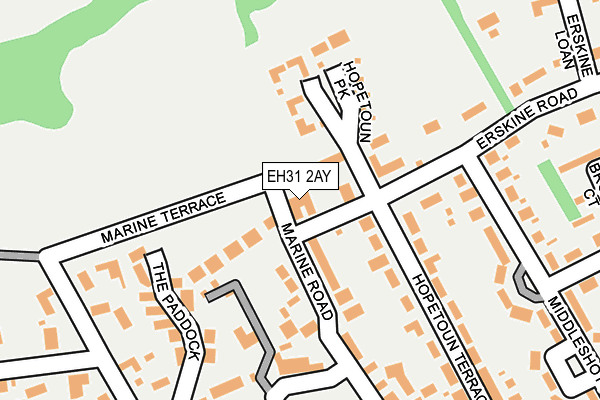 EH31 2AY map - OS OpenMap – Local (Ordnance Survey) EH31 2AY map - OS OpenMap – Local (Ordnance Survey)